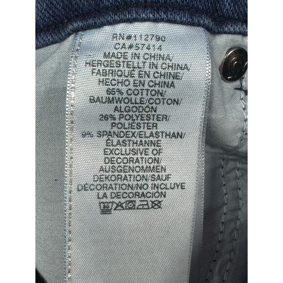 True Religion Women's Jennie Curvy Mid Rise Skinny Denim Jeans - Size 29 (30x28) - Picture 6 of 6